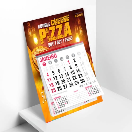 Calendários Follhinhas Comercias de parede Lapa São Paulo