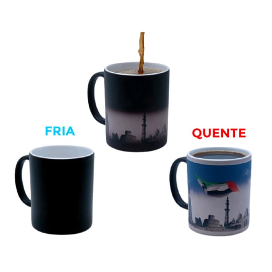 Caneca Mágica Personalizada Porcelana 325ml Lapa São Paulo