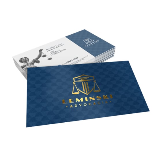 Cartão de Visita Aveludado Hot Stamping Lapa São Paulo