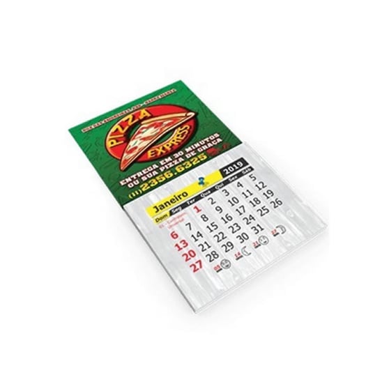 Imã de Geladeira com Calendário Lapa São Paulo